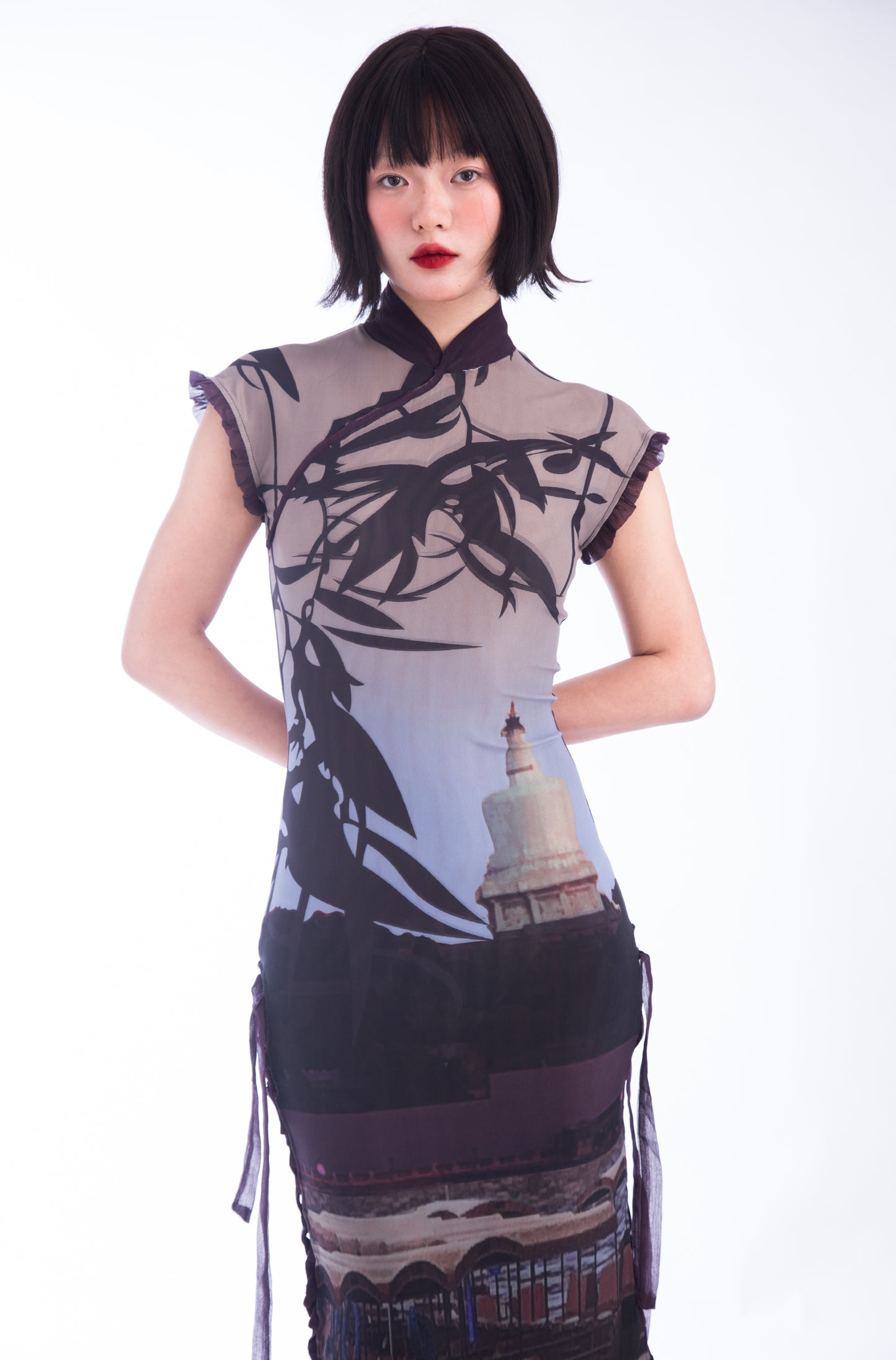Orangela - Dreamscape Memory Gauze Dress
