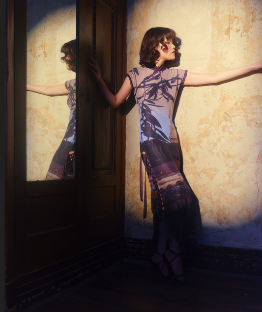 Orangela - Dreamscape Memory Gauze Dress