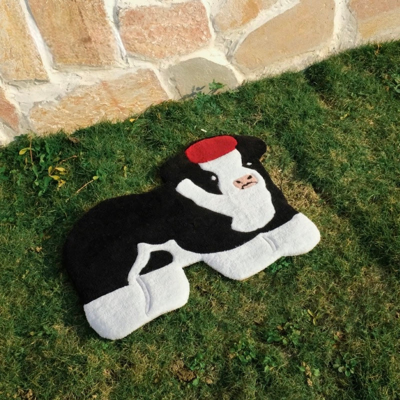 Hoobin - Short-Legged Cow Acrylic Rug