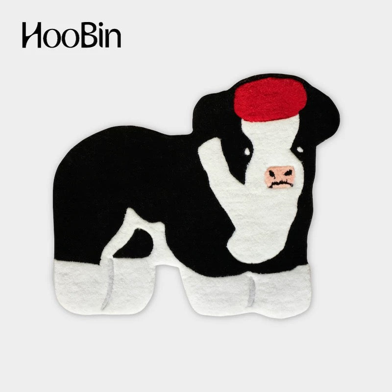 Hoobin - Short-Legged Cow Acrylic Rug