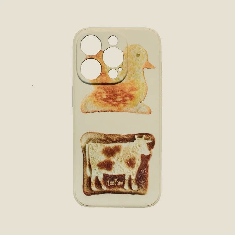 Hoobin - Toast & Biscuit Silicone Phone Case