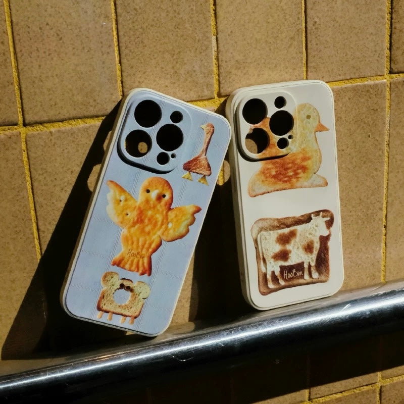 Hoobin - Toast & Biscuit Silicone Phone Case