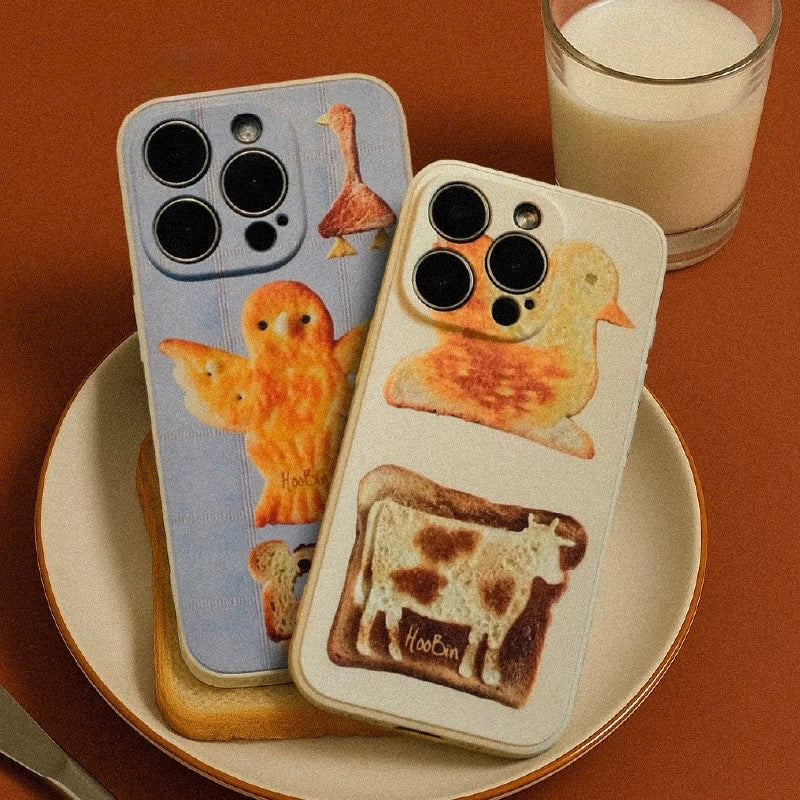 Hoobin - Toast & Biscuit Silicone Phone Case