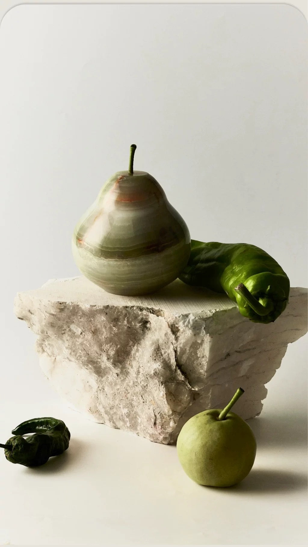 JADE DECO - Natural Jade Fragrance Insertion Set (the Pear)