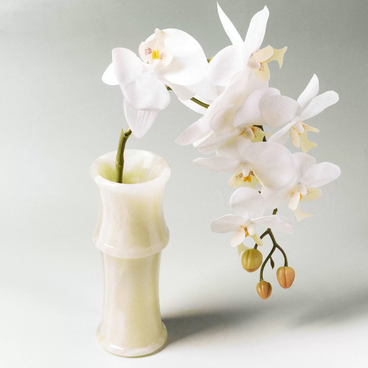 JADE DECO - Natural Jade Bamboo Vase