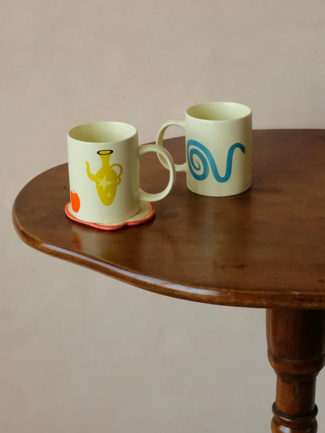 Hoobin - Snake & Apple illustration Cup