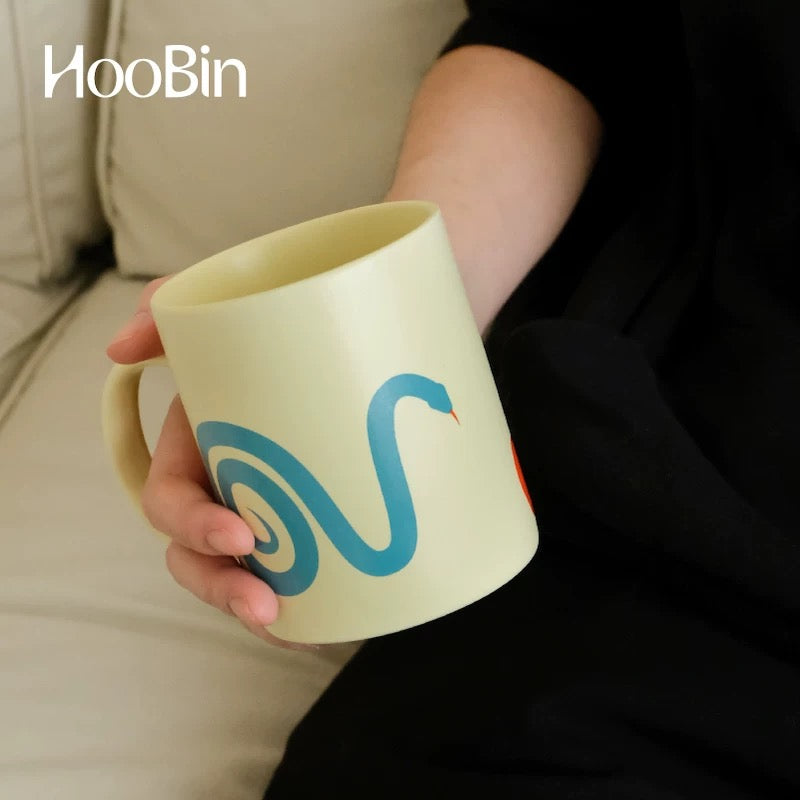 Hoobin - Snake & Apple illustration Cup