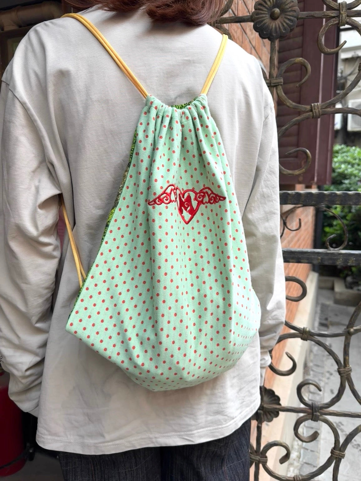 PonteAlleMoss19 – Ladybug Moss Embrodery Backpack