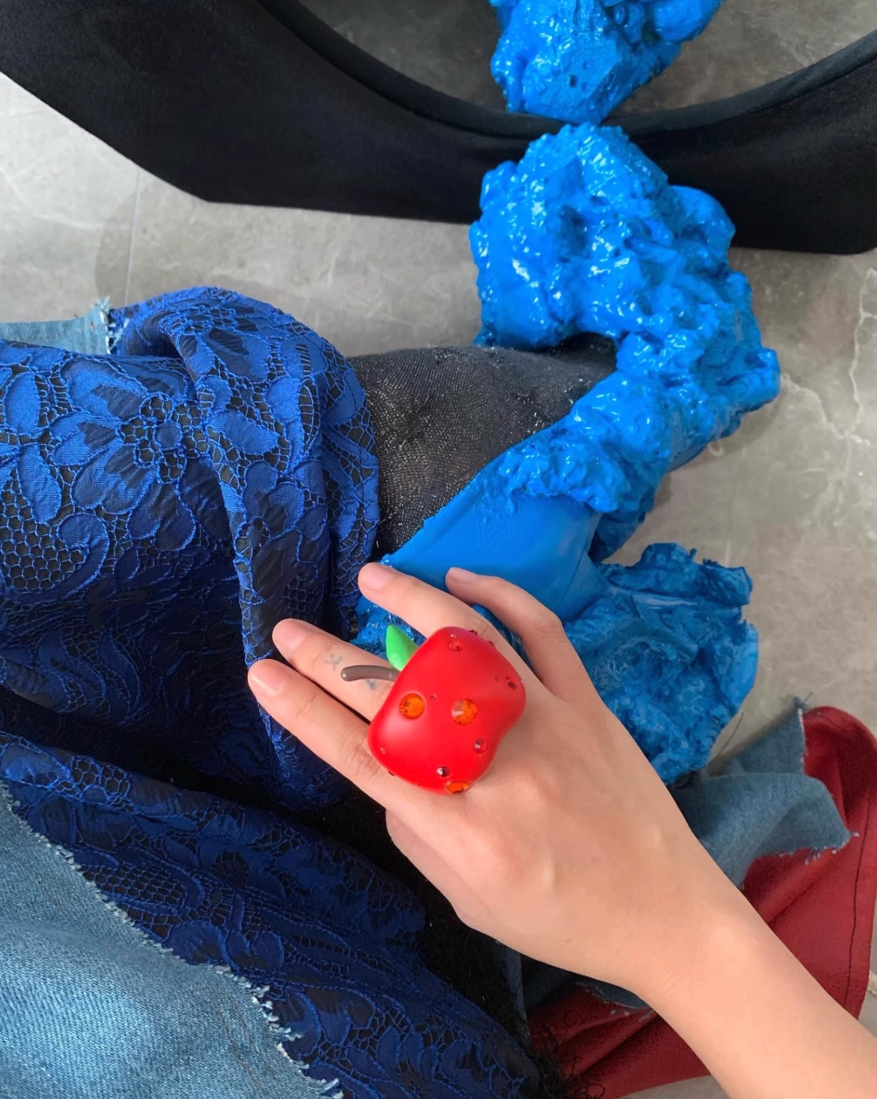 Emo Salad - 3D Printed Apple Ring