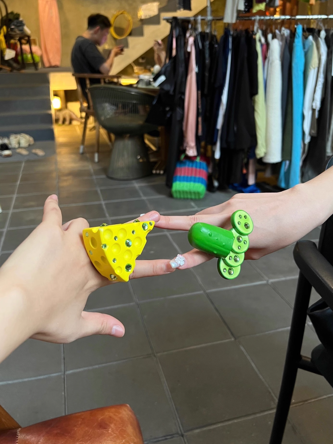 Emo Salad- 3D Printed Cucumber Ring
