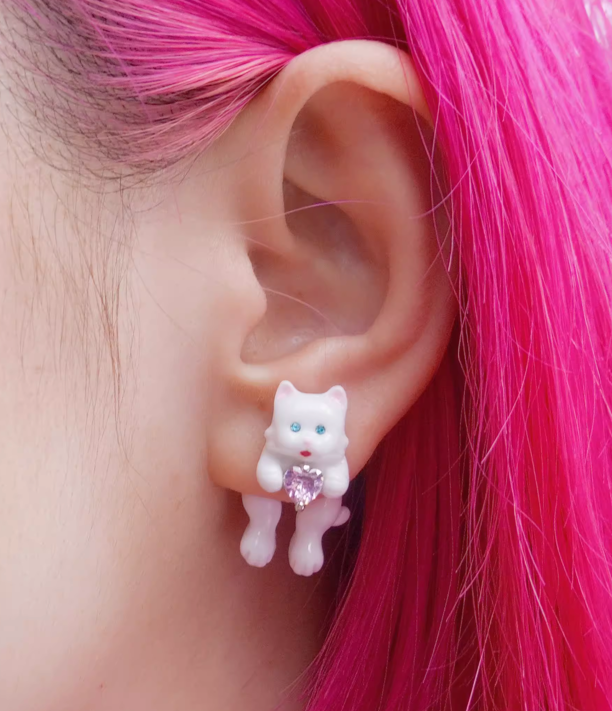 CanCanUniverse - Heartfelt Companions Earrings (KittenLove)