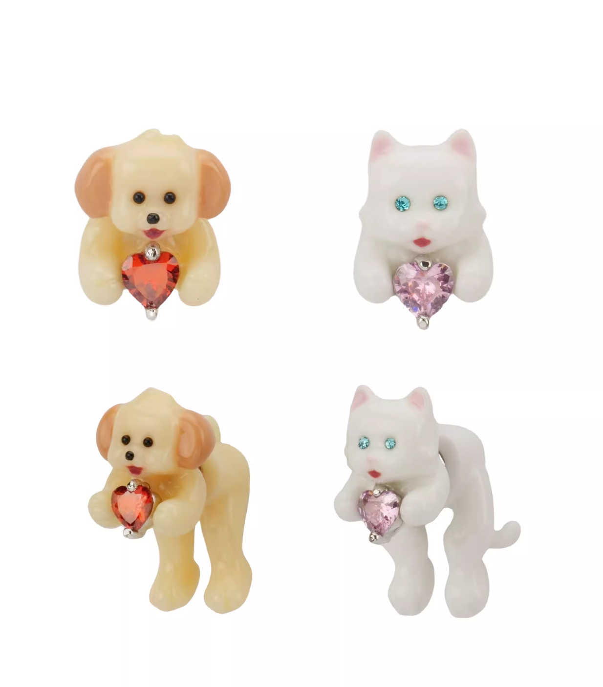 CanCanUniverse - Heartfelt Companions Earrings (KittenLove)