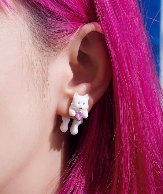 CanCanUniverse - Heartfelt Companions Earrings (KittenLove)