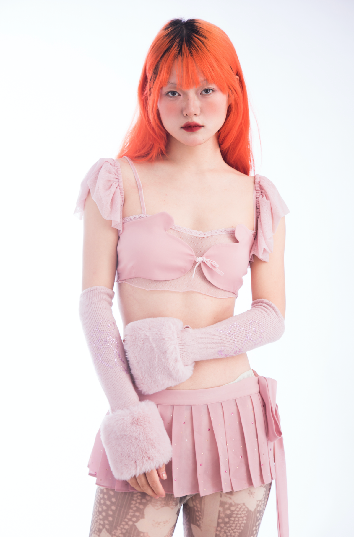 Orangela - Crystalized Deer Knnitwear Arm warmer