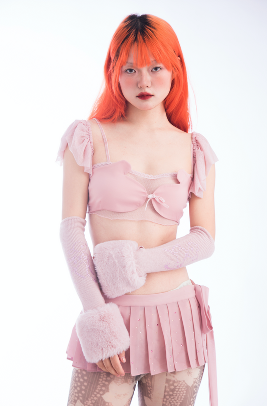 Orangela - Crystalized Deer Knnitwear Arm warmer