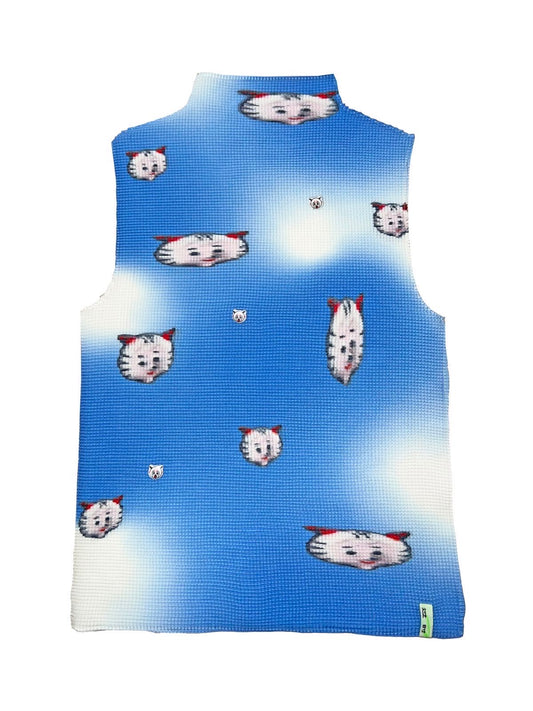 Outstore - Elastic Printed Pleat Top (Cartoon Sheeps)