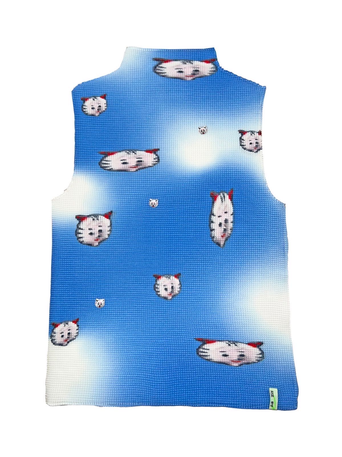 Outstore - Elastic Printed Pleat Top (Monkey Toy)