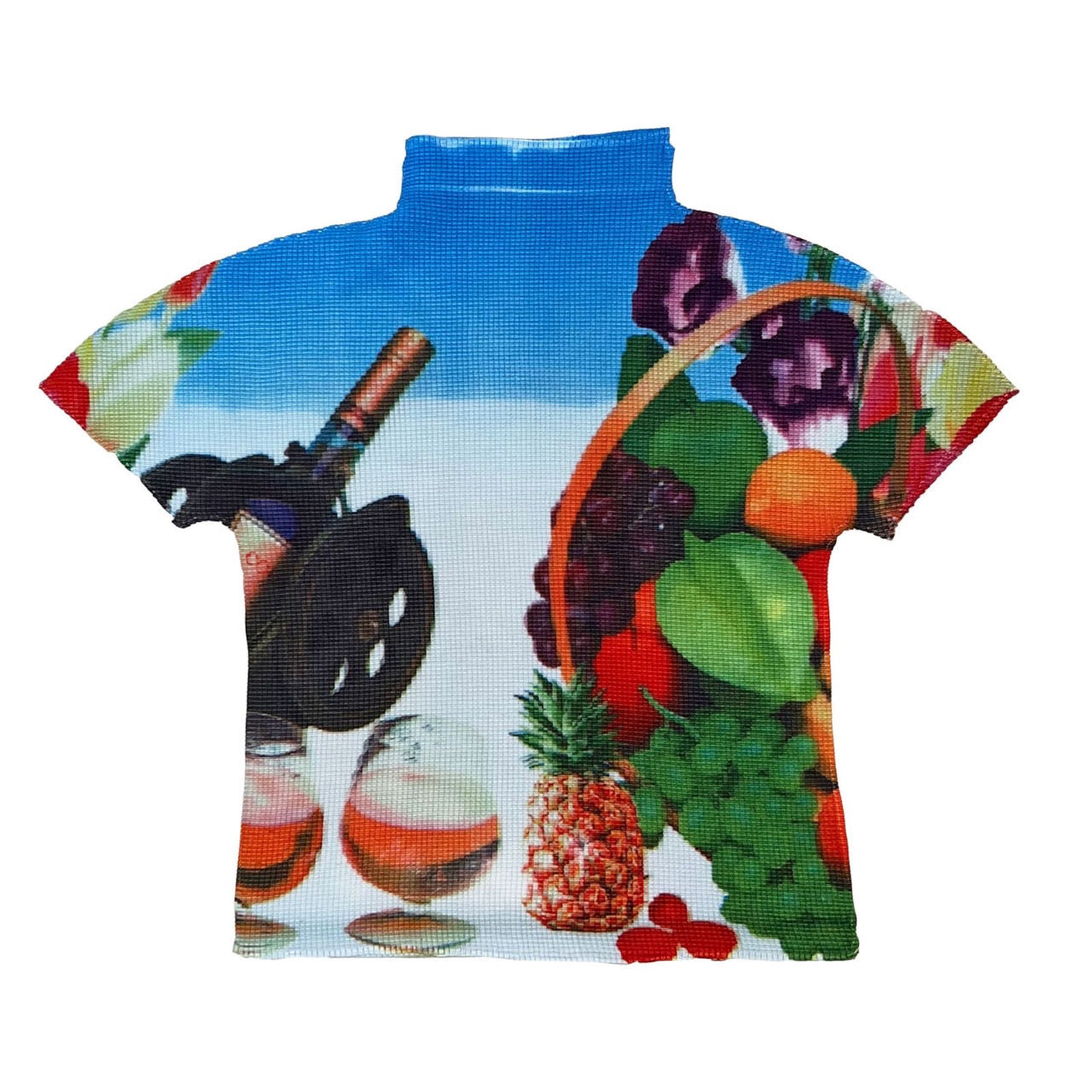 Outstore - Elastic Printed Pleat Top (Monkey Toy)