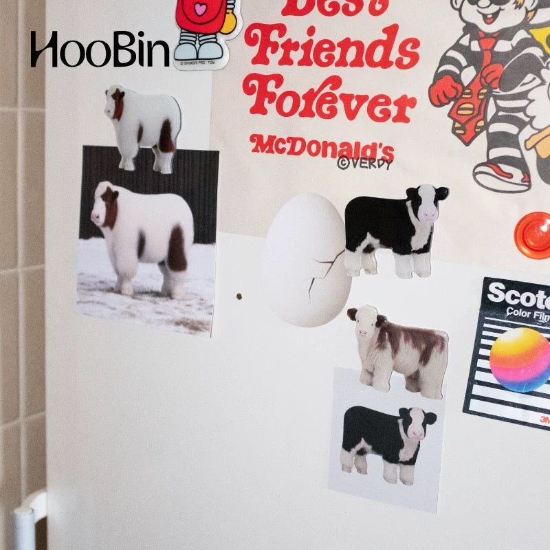 Hoobin - Calf Fridge Magnets (Set of 3)