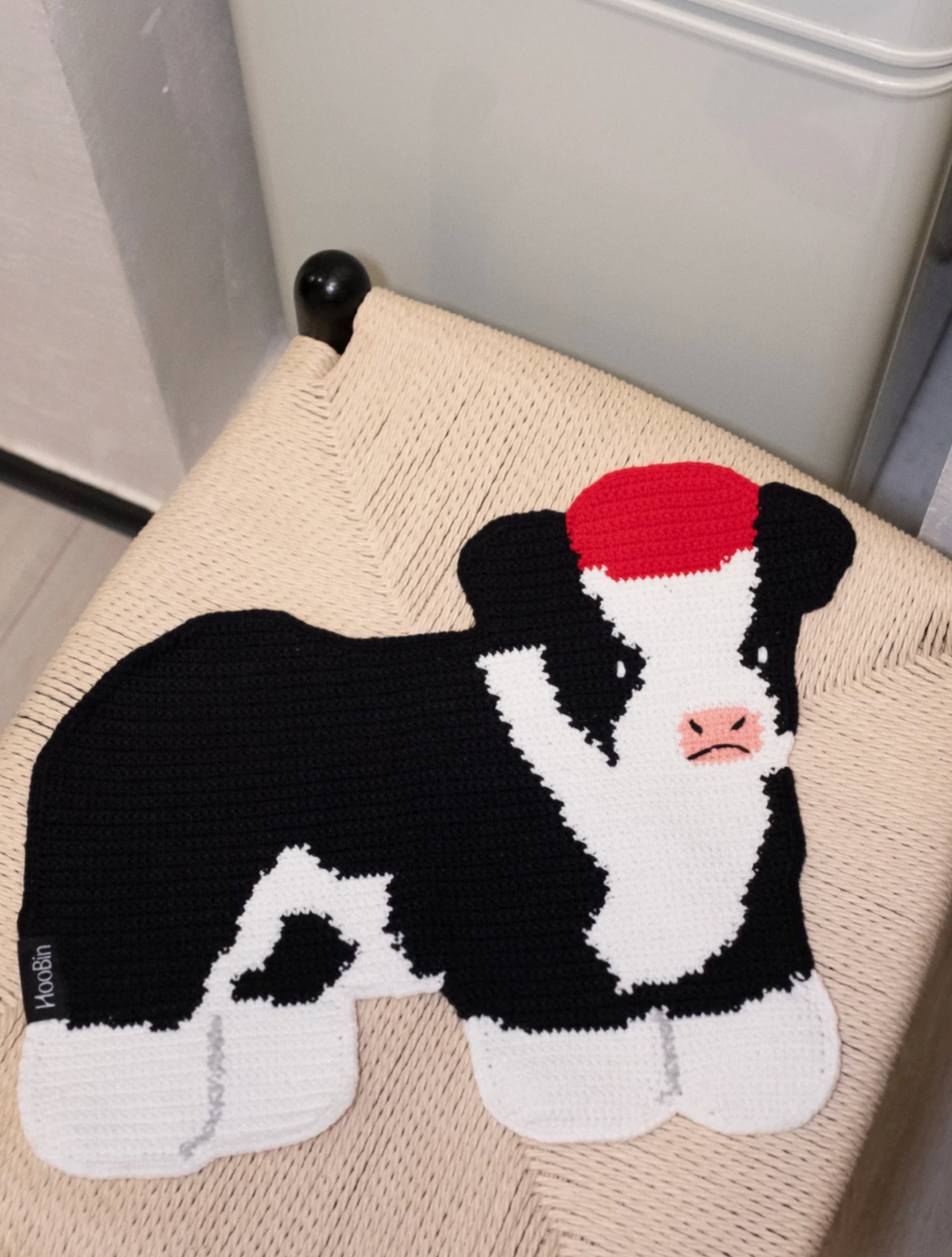 Hoobin - Handwoven Fluffy Cow Trivet