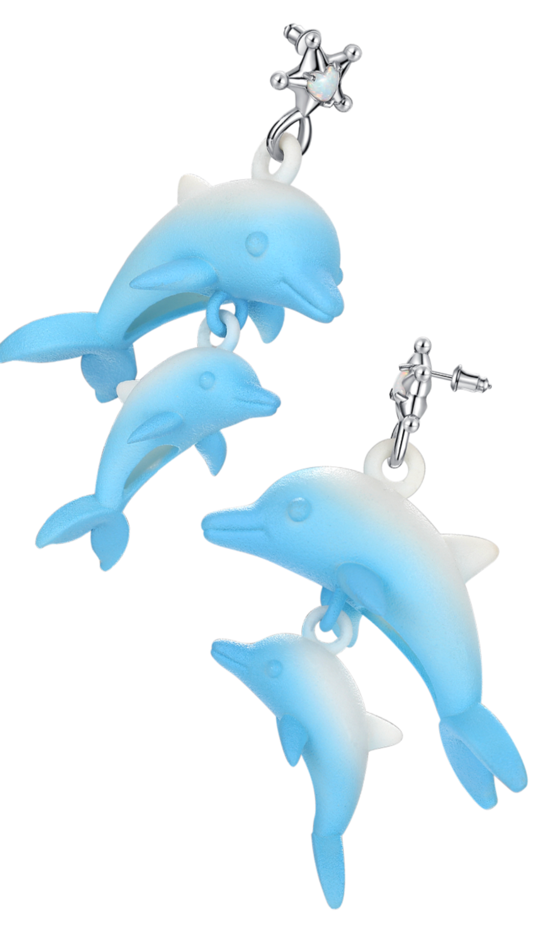 Gelelua - Jumping Dolphin Earrings (My Virtual Toys)