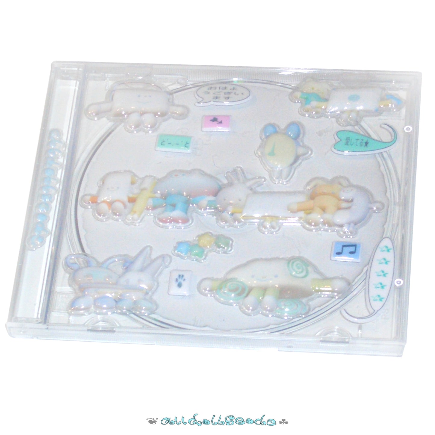 alldollscode - PVC Transparent 3D Journal Stickers Bubble Stickers