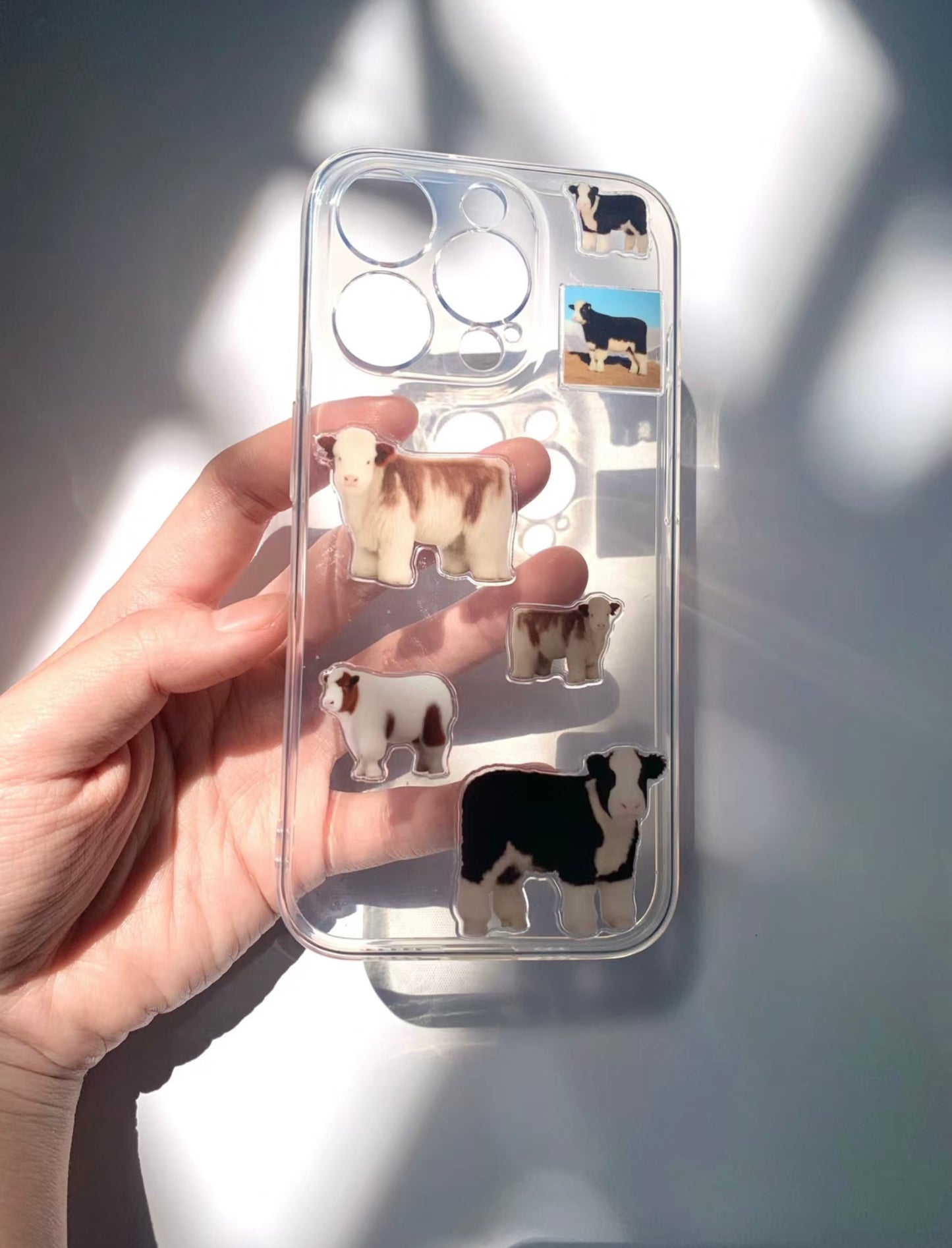 Hoobin - Waterproof Stickers (Fluffy Baby Cow)