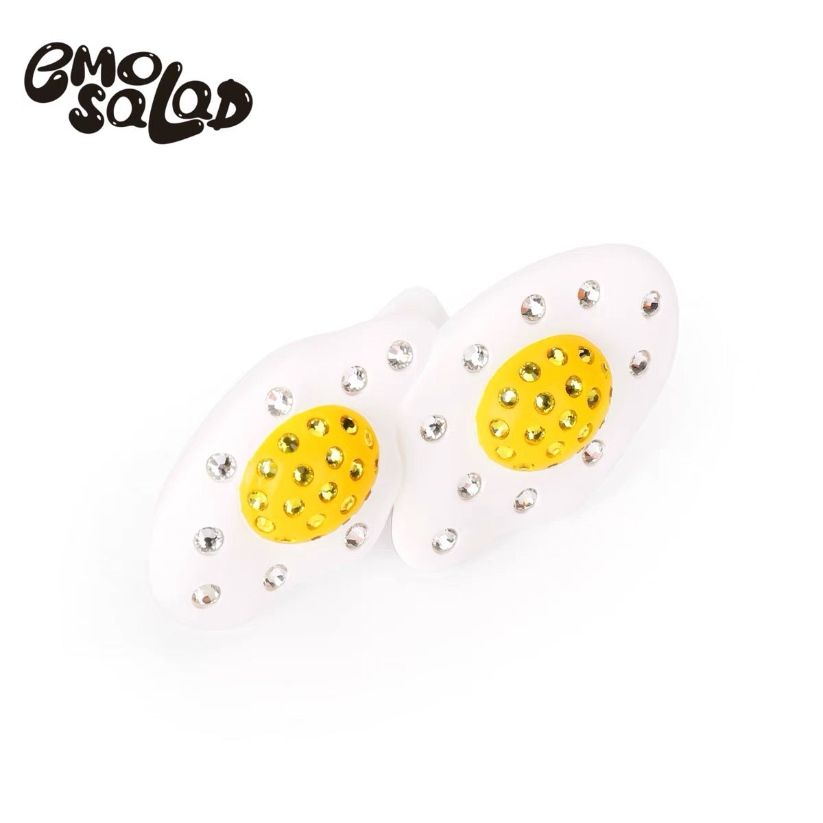 Emo Salad- 3D printed Sunny Side Crystalized Ring