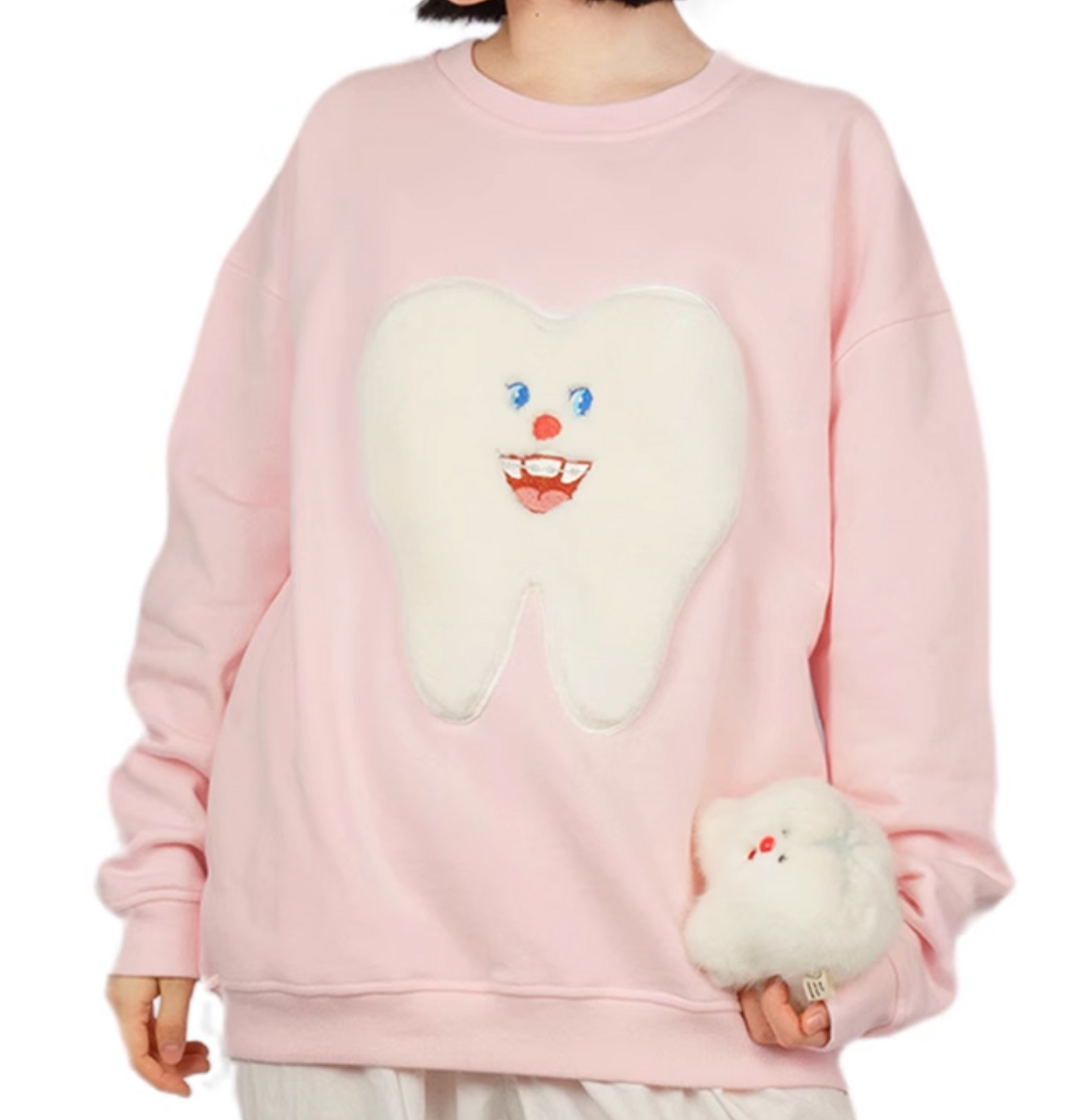 CanCanUniverse - 3D SmileTooth Plush Sweater