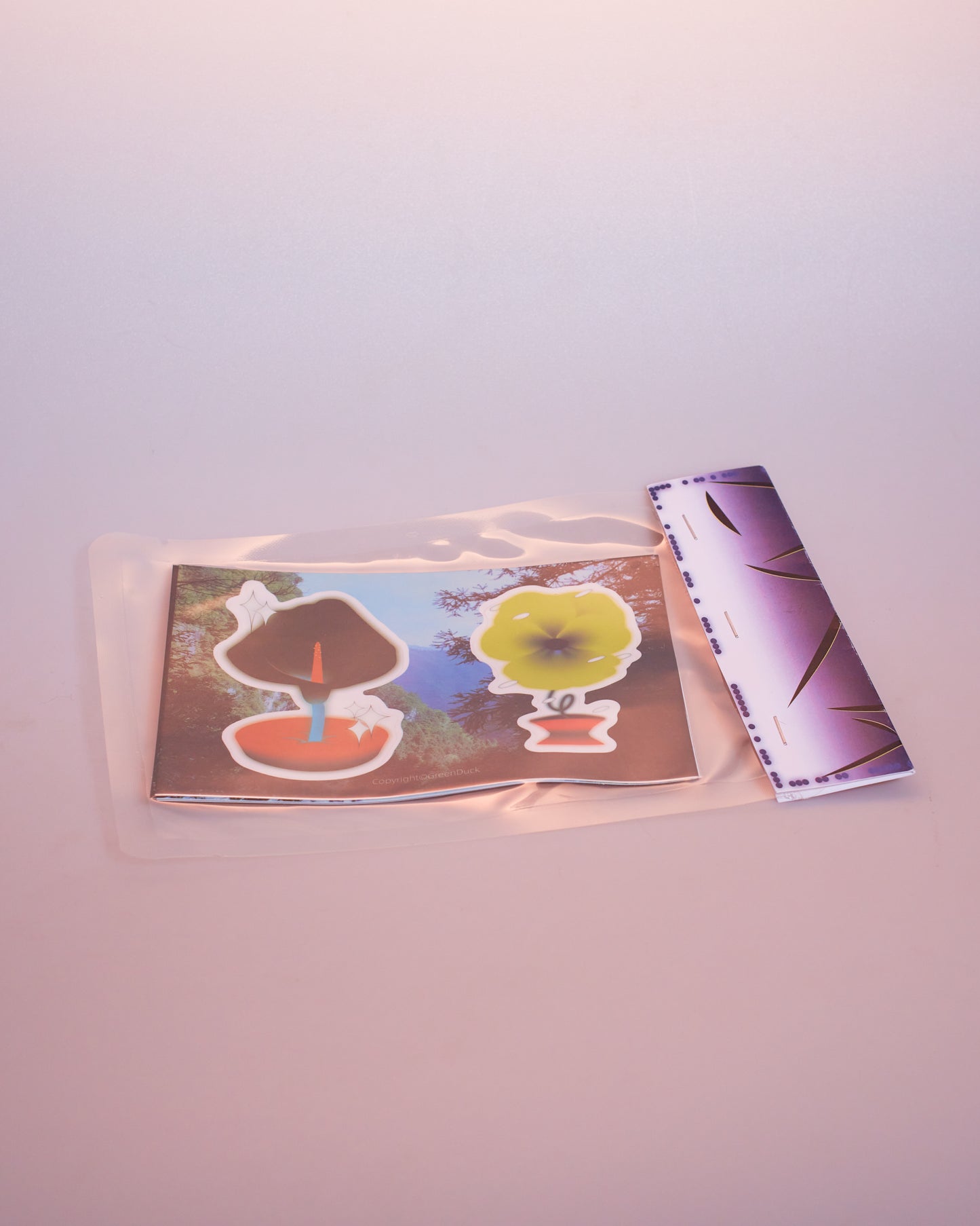 GreenDuck - Waterproof Summer Flower Stickers